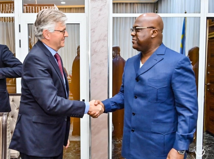 Reçu par Félix Tshisekedi à Kinshasa, Jean-Pierre Lacroix : « Il faut que les hostilités cessent, que la diplomatie prenne la place pour une paix durable »